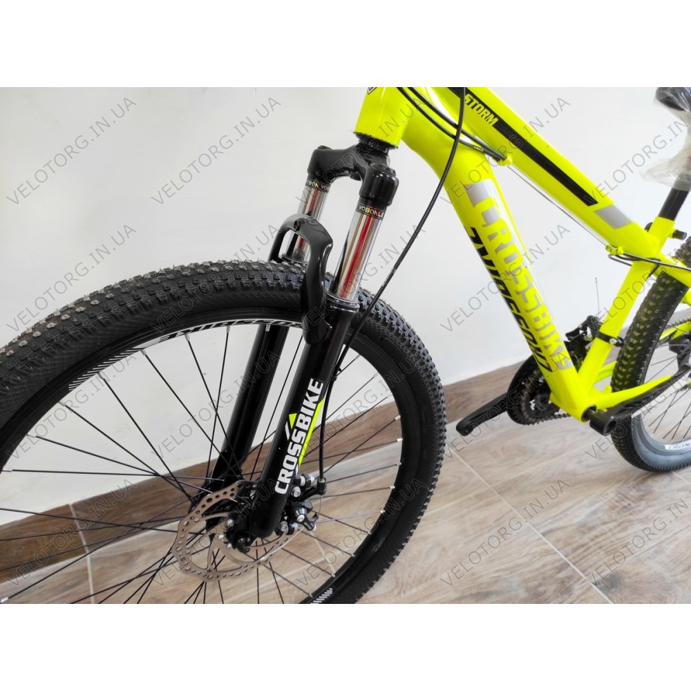 Купити Велосипед CrossBike Storm 26 Рама-13 yellow жовтий за ціною
